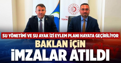 SU YÖNETİMİ VE SU AYAK İZİ EYLEM PLANI HAYATA GEÇİRİLİYOR