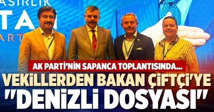 VEKİLLERDEN BAKAN ÇİFTÇİ'YE 