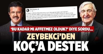 ZEYBEKCİ’DEN KOÇ’A DESTEK