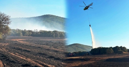 KÜTAHYA ALTINTAŞ’TAKİ ARAZİ YANGINI KONTROL ALTINA ALINDI