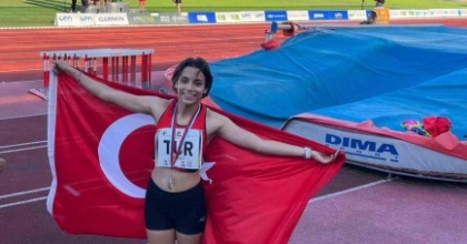 AYDINLI MİLLİ ATLET BAYAR, BALKAN İKİNCİSİ OLDU
