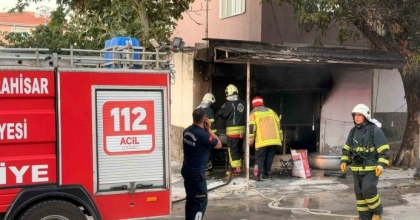 DÜĞÜN YEMEĞİ HAZIRLIĞINDA YANGIN PANİĞİ: TÜPLER ALEV ALDI

