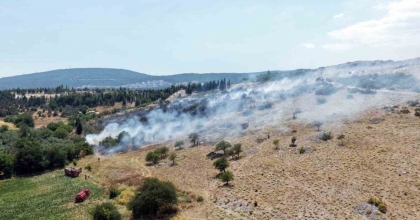 MENTEŞE’DEKİ MAKİLİK YANGINI KONTROL ALTINA ALINDI