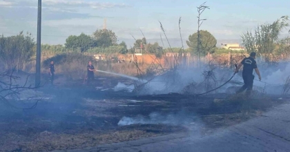 KURU OTLAR TUTUŞTU, ALEVLER AĞILA SIÇRADI
