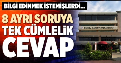 8 AYRI SORUYA TEK CÜMLELİK CEVAP
