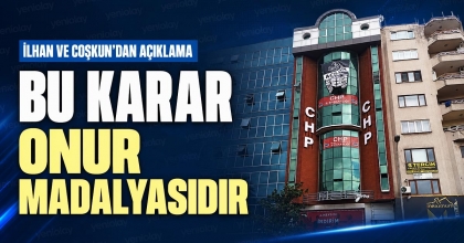 BU KARAR ONUR MADALYASIDIR
