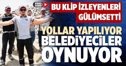 YOLLAR YAPILIYOR BELEDİYECİLER OYNUYOR