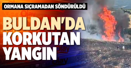 BULDAN'DA KORKUTAN YANGIN