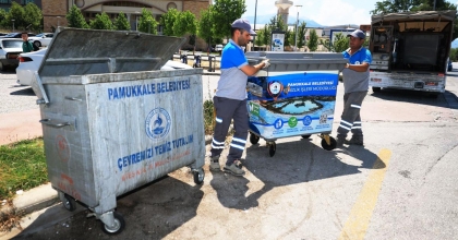 ÇÖP KONTEYNERLERİNE ESTETİK GÖRÜNÜM
