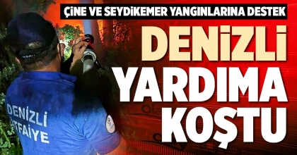 DENİZLİ YARDIMA KOŞTU