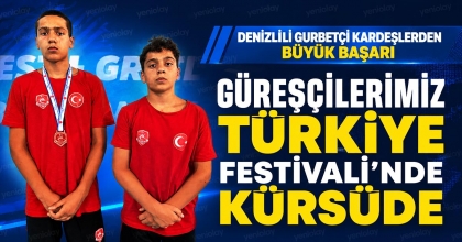 GÜREŞÇİLERİMİZ TÜRKİYE FESTİVALİ'NDE KÜRSÜDE