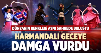 HARMANDALI GECEYE DAMGA VURDU