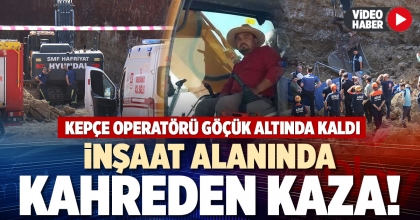 İNŞAAT ALANINDA KAHREDEN KAZA!