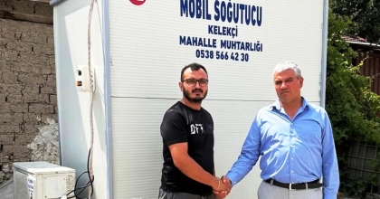 KELEKÇİ MAHALLESİ'NE MOBİL SOĞUTUCU
