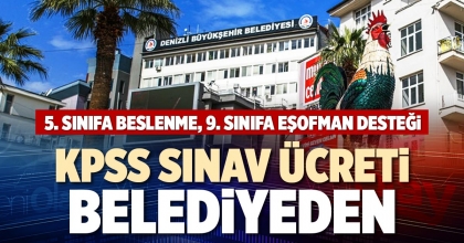 KPSS SINAV ÜCRETİ BELEDİYEDEN