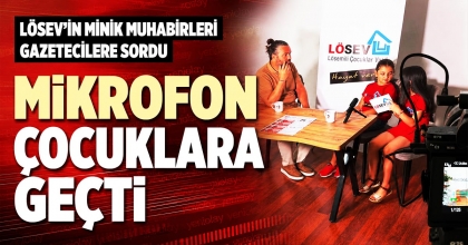 MİKROFON ÇOCUKLARA GEÇTİ