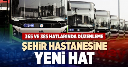 ŞEHİR HASTANESİNE YENİ HAT