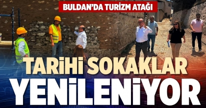 TARİHİ SOKAKLAR YENİLENİYOR