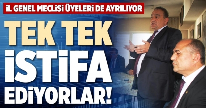 TEK TEK İSTİFA EDİYORLAR!