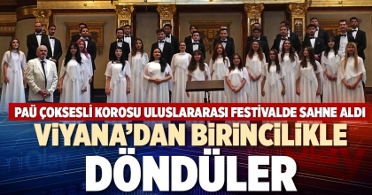 VİYANA’DAN BİRİNCİLİKLE DÖNDÜLER