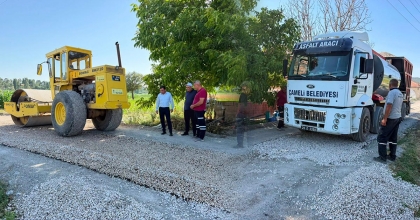 YAYLAPINAR’DA ASFALT ÇALIŞMASI BAŞLADI