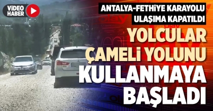 YOLCULAR ÇAMELİ YOLUNU KULLANMAYA BAŞLADI