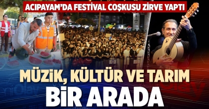 MÜZİK, KÜLTÜR VE TARIM BİR ARADA
