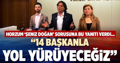 “14 BAŞKANLA YOL YÜRÜYECEĞİZ”