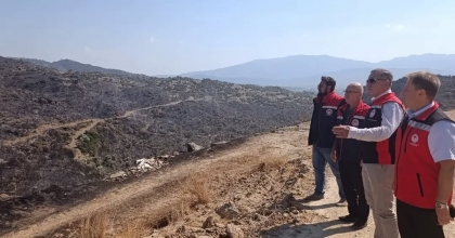 ÇİNE’DE YANGIN SONRASI HASAR TESPİT ÇALIŞMALARI SÜRÜYOR
