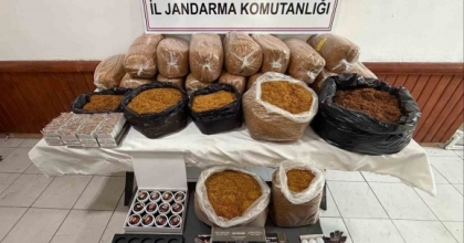UŞAK’TA 120 KİLO BANDROLSÜZ TÜTÜN ELE GEÇİRİLDİ
