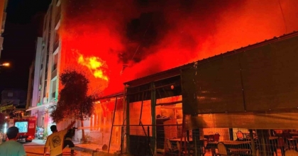DALAMAN’DA İŞYERİ YANGINI
