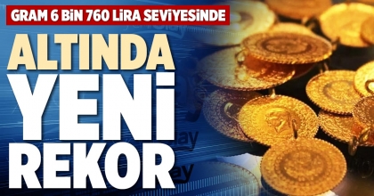ALTINDA YENİ REKOR