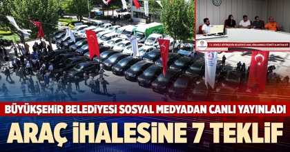 ARAÇ İHALESİNE 7 TEKLİF