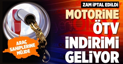 MOTORİNE ÖTV İNDİRİMİ GELİYOR