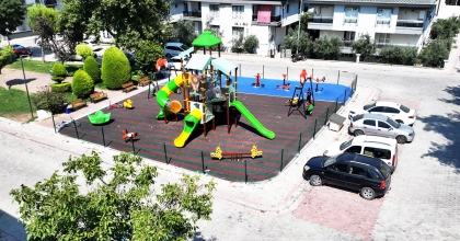 ASMALIEVLER PARKI YENİLENDİ