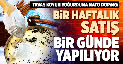 BİR HAFTALIK SATIŞ BİR GÜNDE YAPILIYOR