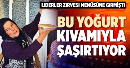 BU YOĞURT KIVAMIYLA ŞAŞIRTIYOR