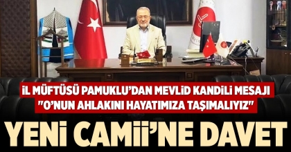 DELİKLİÇINAR YENİ CAMİİ’NE DAVET