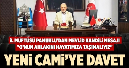 DELİKLİÇINAR YENİ CAMİİ’NE DAVET