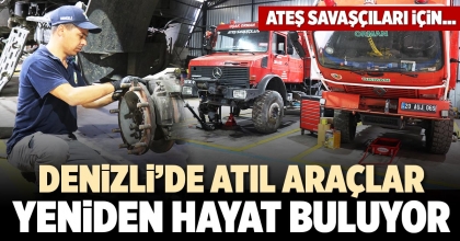 DENİZLİ’DE ATIL ARAÇLAR YENİDEN HAYAT BULUYOR