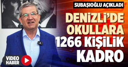 DENİZLİ’DE OKULLARA 1266 KİŞİLİK KADRO