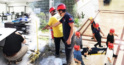DENİZLİ OSB’DE DEPREM TATBİKATI