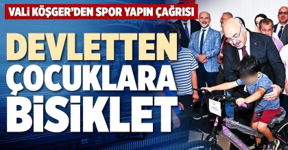 DEVLETTEN ÇOCUKLARA BİSİKLET