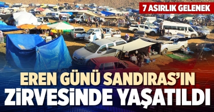 EREN GÜNÜ SANDIRAS’IN ZİRVESİNDE YAŞATILDI
