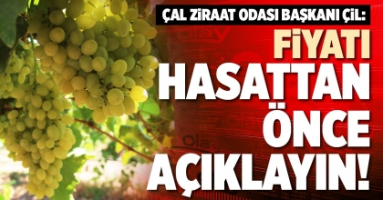 FİYATI HASATTAN ÖNCE AÇIKLAYIN!
