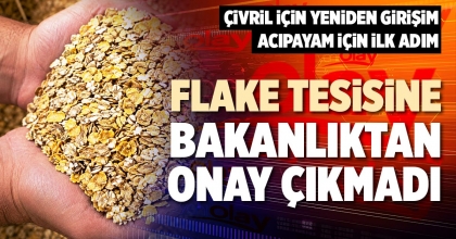 FLAKE TESİSİNE BAKANLIKTAN ONAY ÇIKMADI