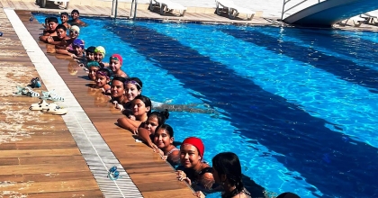 GENÇLER YAZ TATİLİNİ SPORLA DEĞERLENDİRİYOR