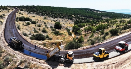 GÖMCE-İMRALLI YOLU ULAŞIMA AÇILDI