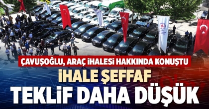 İHALE ŞEFFAF, TEKLİF DAHA DÜŞÜK