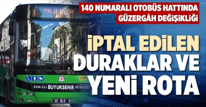 İŞTE İPTAL EDİLEN DURAKLAR VE YENİ ROTA